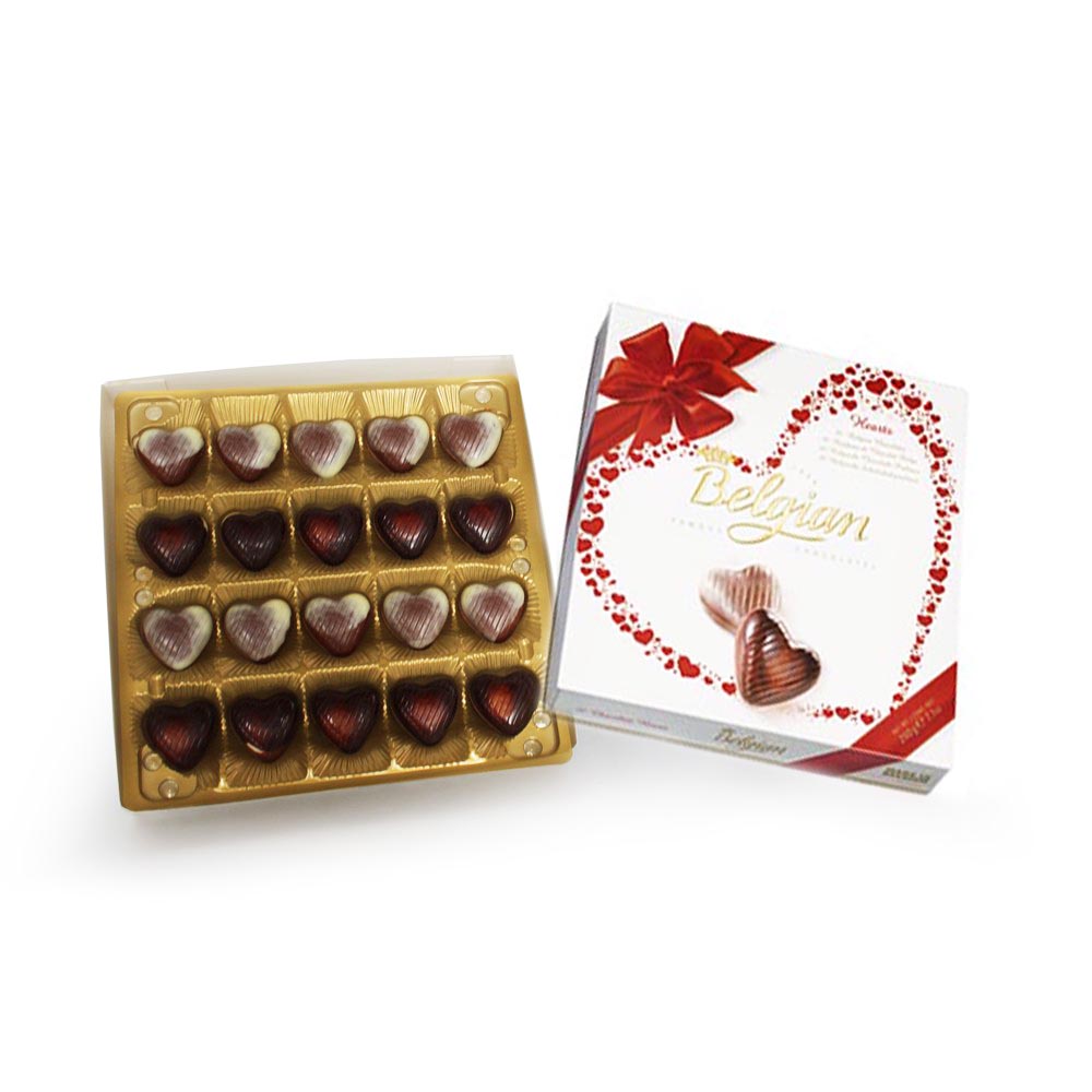 Chocolate Belgian corazones CH20